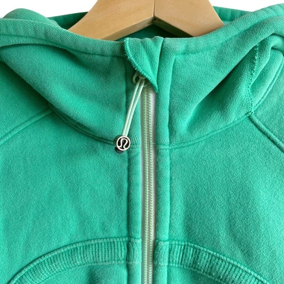 Lululemon Scuba Hoodie Size 8 Green Minty - Picture 4 of 12